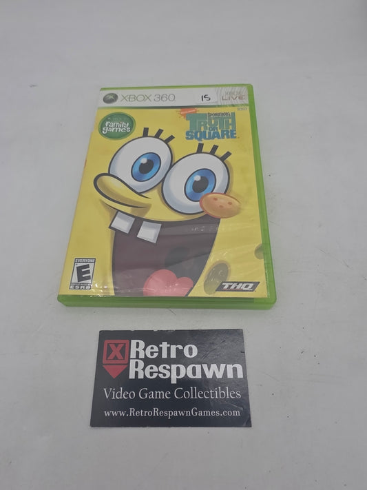 SpongeBob's Truth or Square - Xbox 360 (Complete)