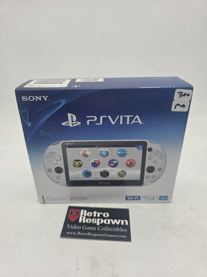 Modded Glacier Whtie PsVita 2000 - JP Playstation Vita (Complete)
