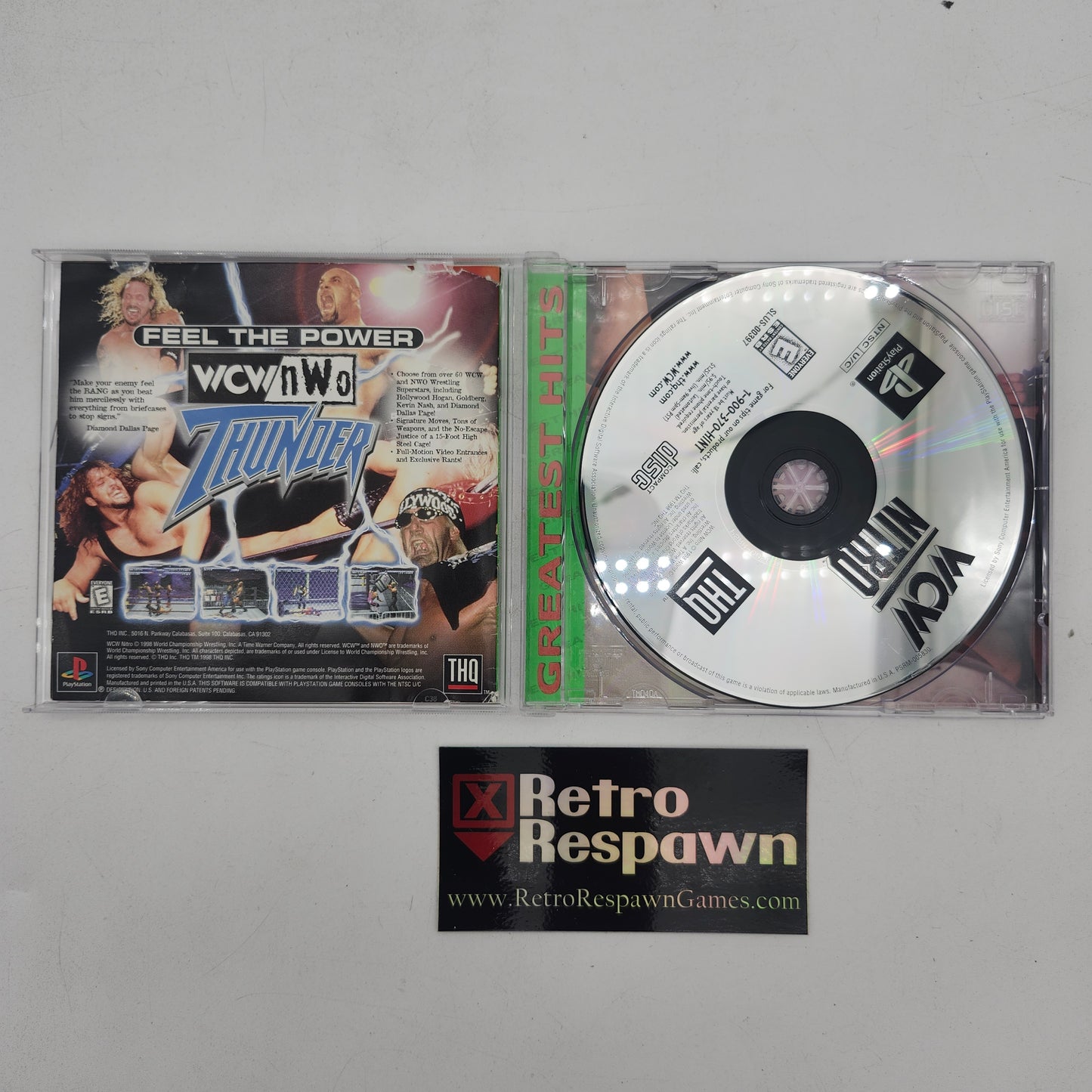 WCW Nitro [Greatest Hits] - Playstation (Complete)