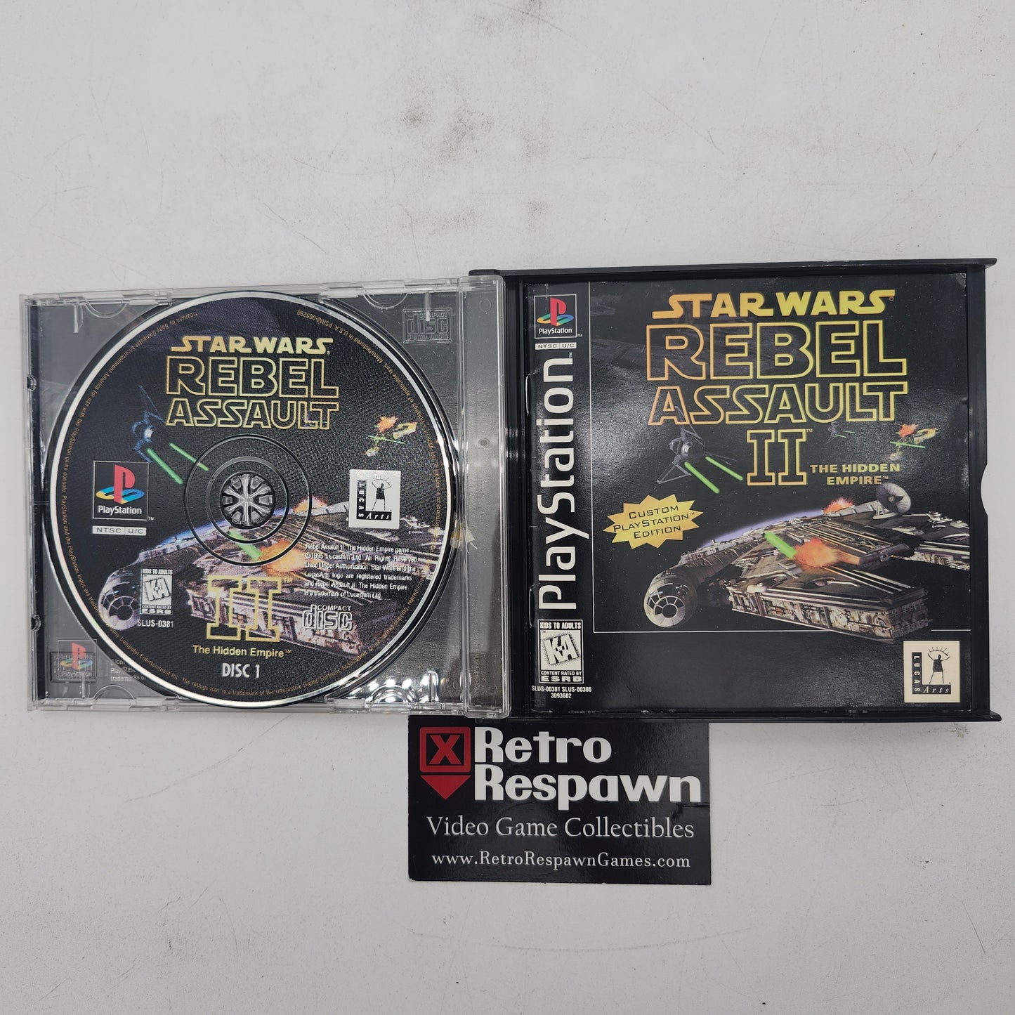 Star Wars Rebel Assault 2 - Playstation (Complete)