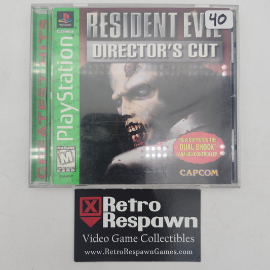 Resident Evil Director's Cut [Greatest Hits] - Playstation (Complete)