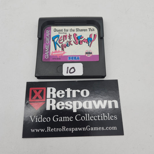 Ren and Stimpy Quest for the Shaven Yak - Sega Game Gear (Game Only)