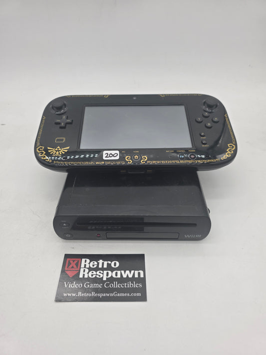 Wii U Console Deluxe: Zelda Wind Waker Edition - Wii U (Console and all wires)
