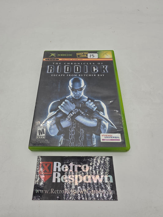 Chronicles of Riddick: Escape from Butcher Bay - Xbox (Complete)