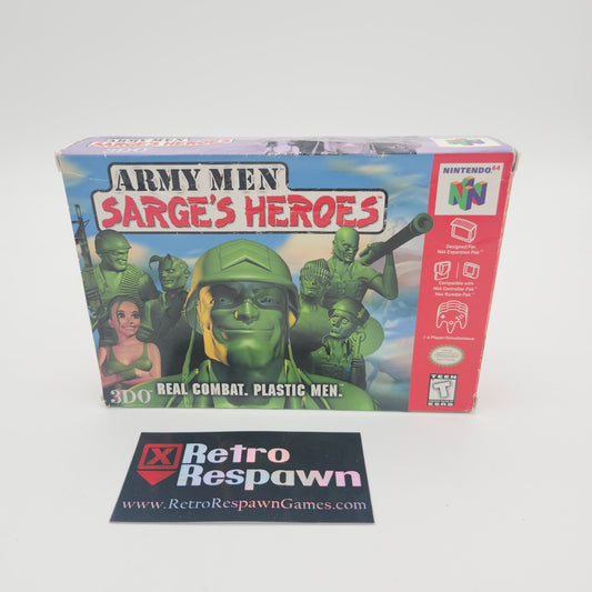 Army Men Sarge's Heroes - Nintendo 64 (Complete)