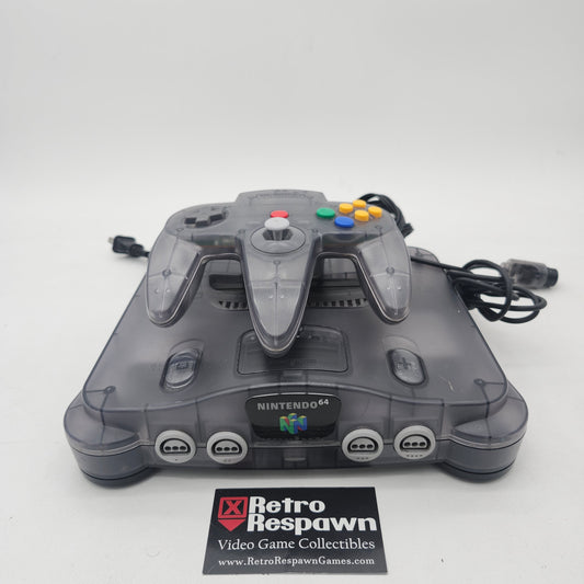 Nintendo 64 Smoke Grey Console- Nintendo 64 (Console, Controller and all wires)
