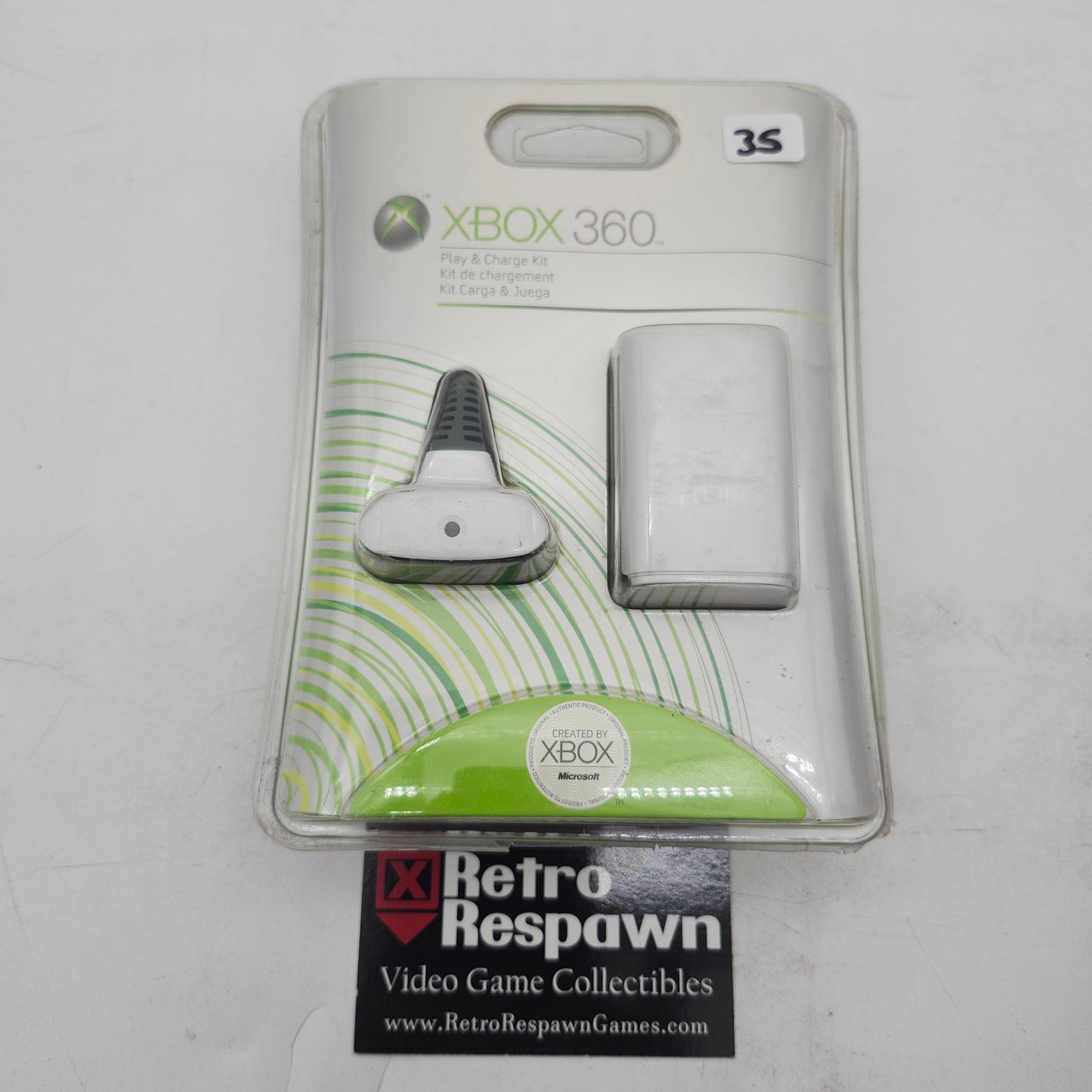 Black Play and Charge Kit - Xbox 360 (Sealed)