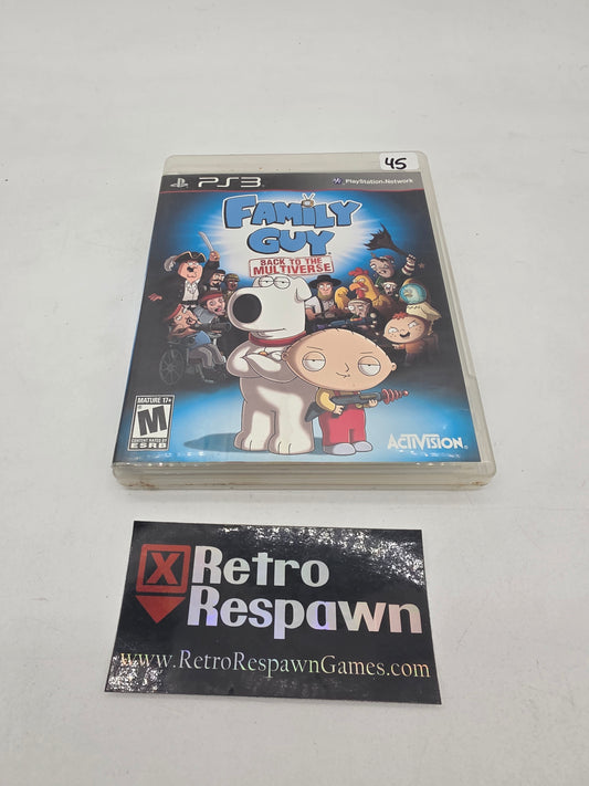 Family Guy: Back To The Multiverse - Playstation 3 (Complete]