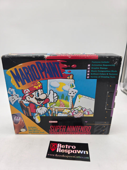 Mario Paint [Mouse Bundle] - Super Nintendo (Complete)