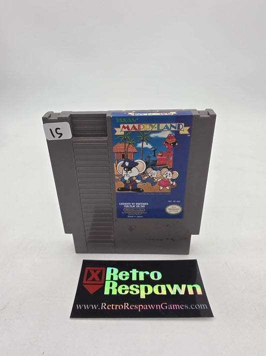 (Co Mappy-Land - NES (Game Only)