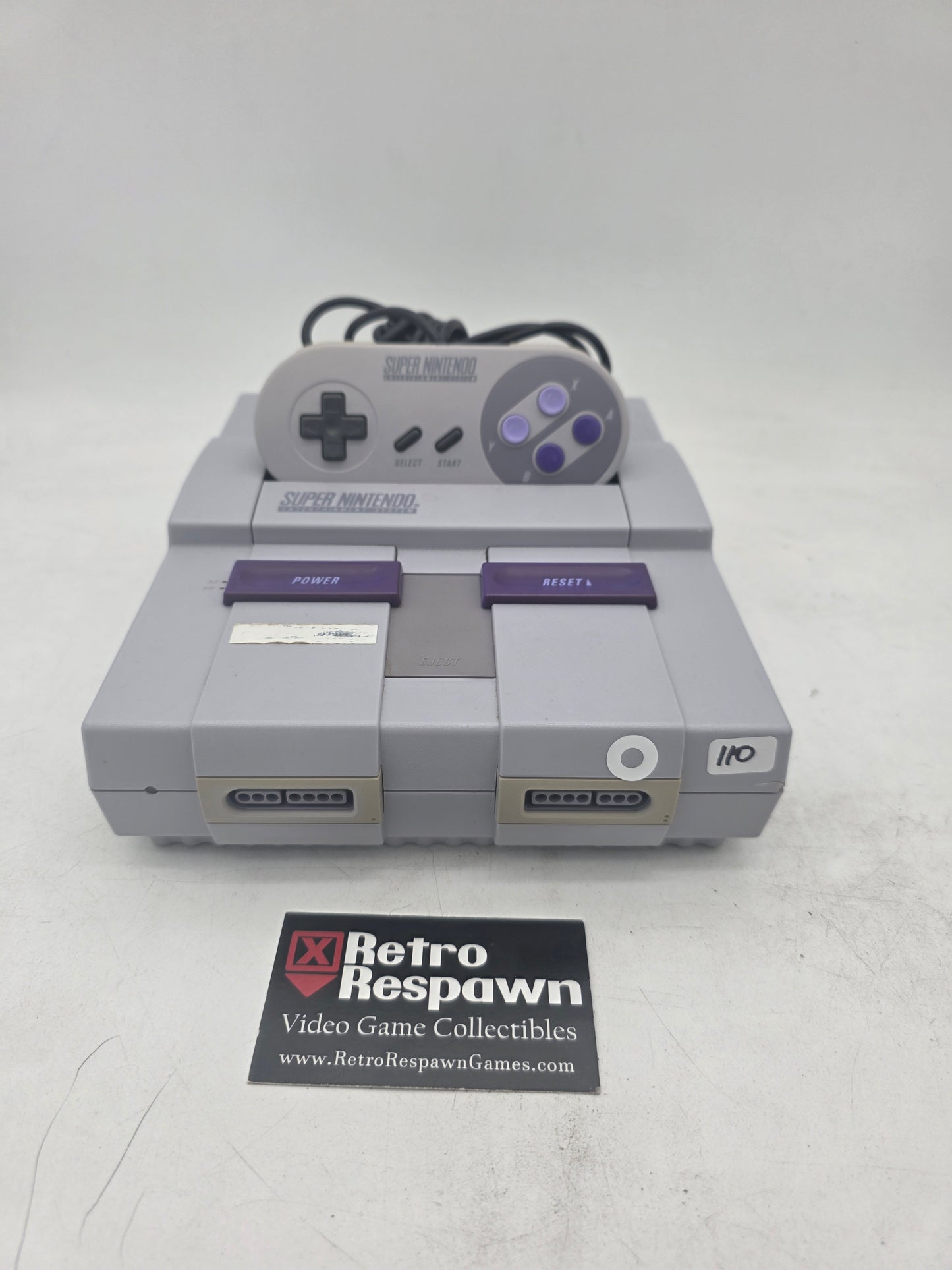 Super Nintendo Entertainment System [SNES]- (Console+Controller+All Wires)