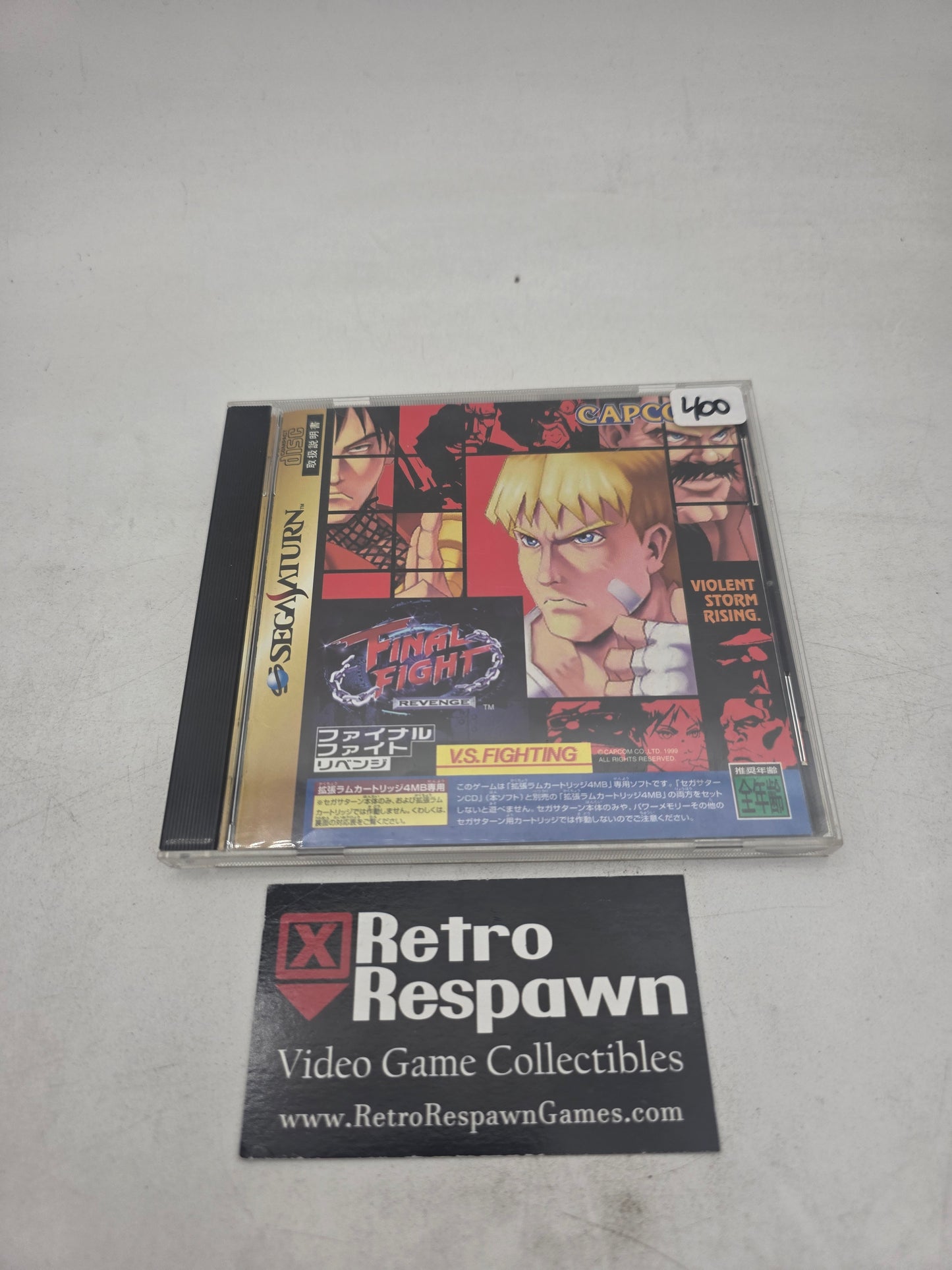 Final Fight Revenge - JP Sega Saturn (Complete/ W OBI)