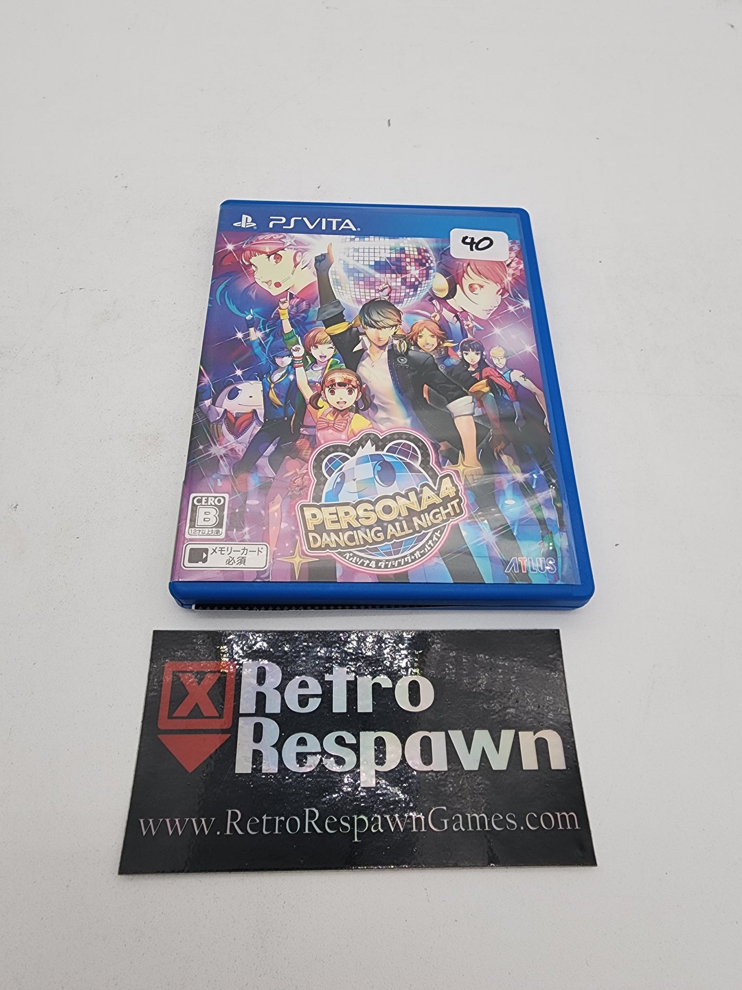 JP Persona 4 Dancing All Night - JP Playstation Vita (Complete)