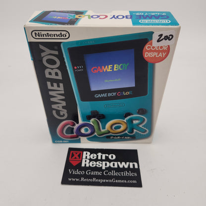 Game Boy Color Teal Console - JP GameBoy Color (Complete)