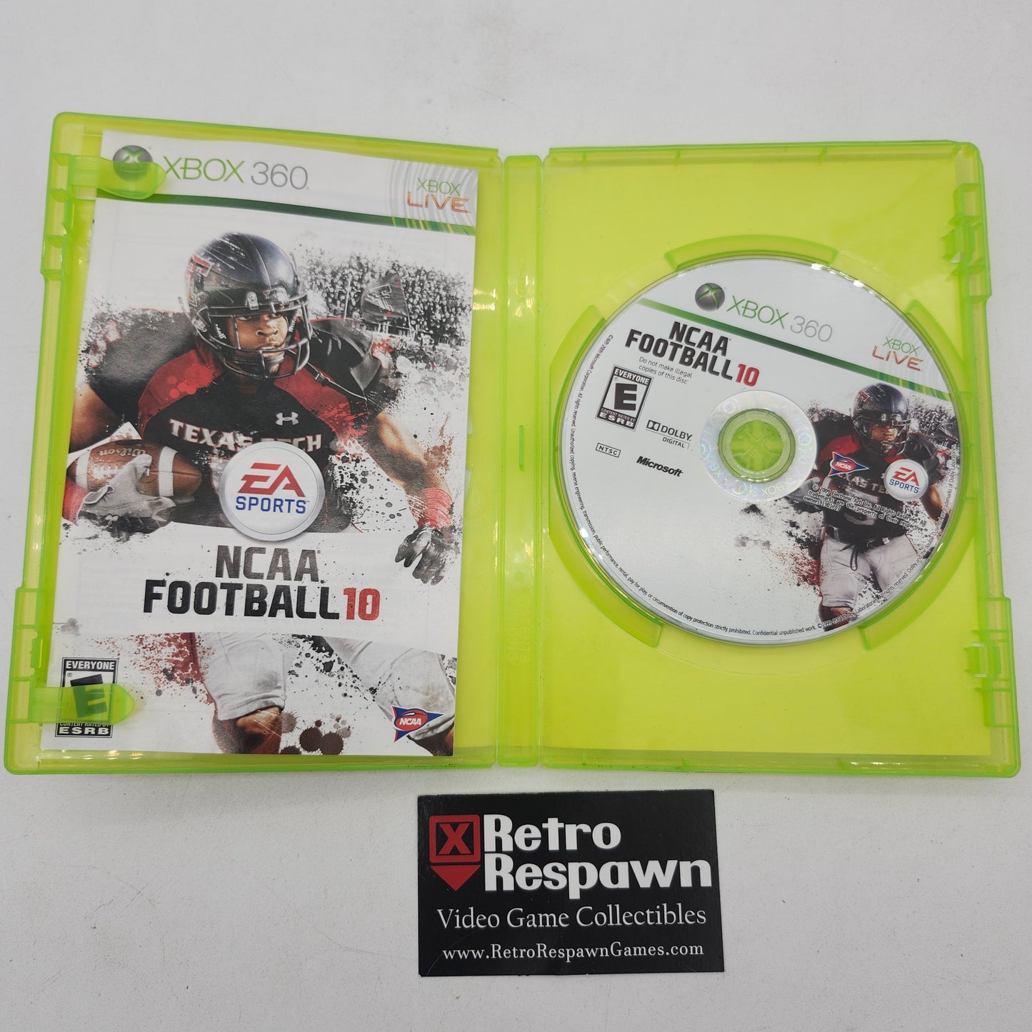 NCAA Football 10 - Xbox 360 (Complete)