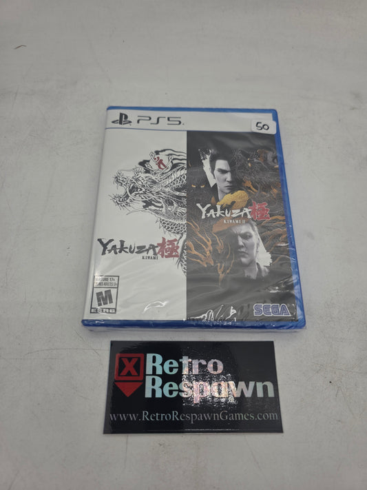 Yakuza Kiwami & Yakuza Kiwami 2 - Playstation 5 (Sealed)