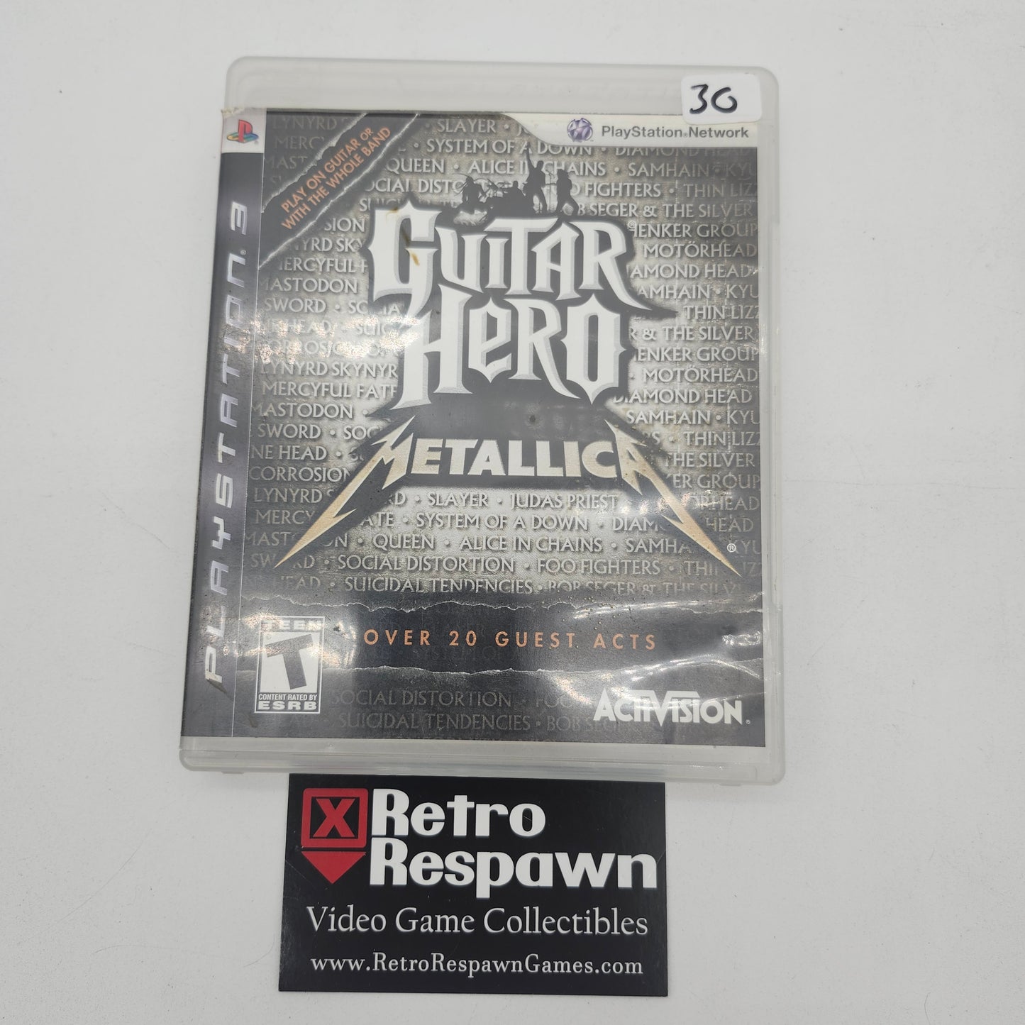 Guitar Hero: Metallica - Playstation 3 (Complete)