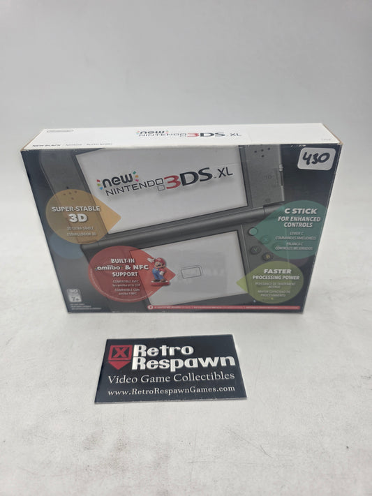 New Nintendo 3DS XL Black - Nintendo 3DS (Complete)
