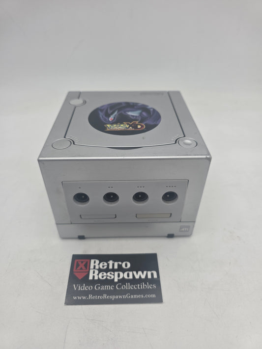 Platinum GameCube System [Pokemon XD: Gale of Darkness Faceplate] - Gamecube (Console+Controller+Wires)