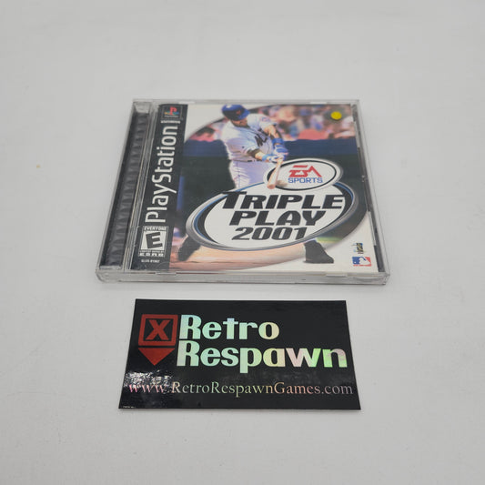 Triple Play 2001 - Playstation (Complete)