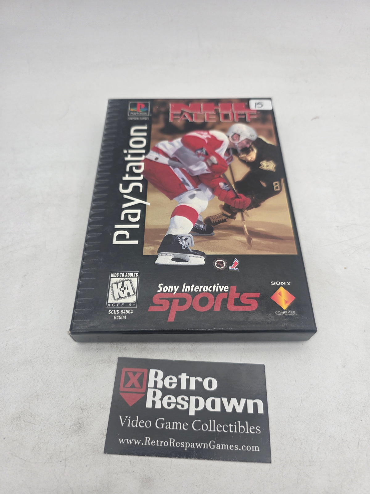 NHL FaceOff [Long Box] - Playstation (Complete)