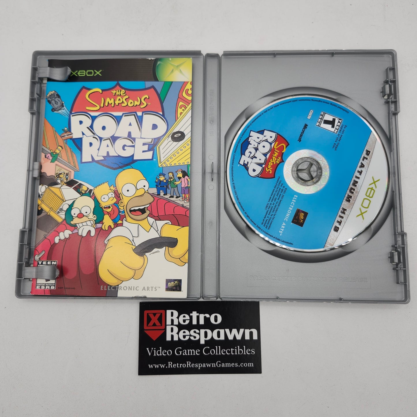 The Simpsons Road Rage [Platinum Hits] - Xbox (Complete)