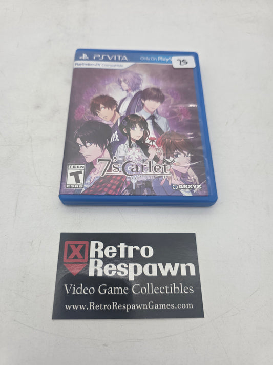 7'scarlet - Playstation Vita (Complete)