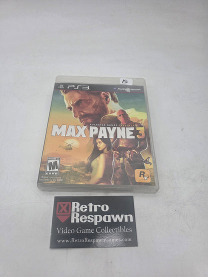 Max Payne 3 -Playstation 3 (Complete)