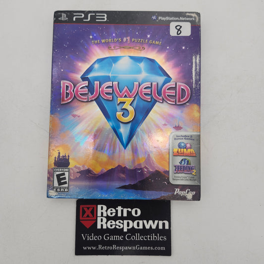 Bejeweled 3 - Playstation 3 (Complete)