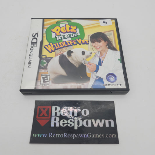 Petz Rescue Wildlife Vet - Nintendo DS (Complete)