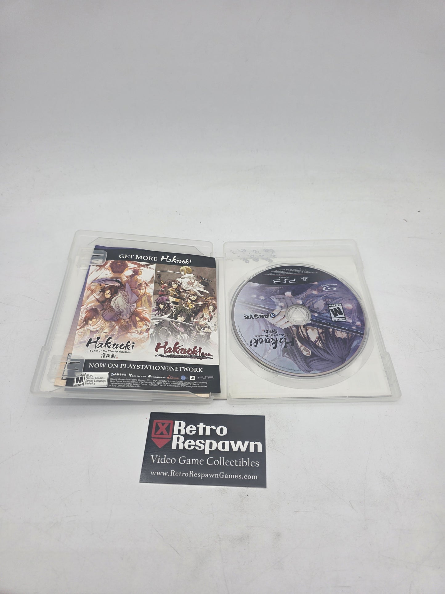 Hakuoki: Stories of the Shinsengumi - Playstation 3 (Complete)