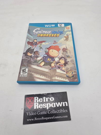 Scribblenauts Unmasked: A DC Comics Adventure - Wii U (Complete)