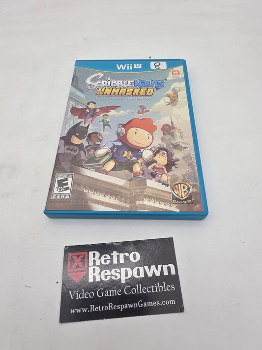 Scribblenauts Unmasked: A DC Comics Adventure - Wii U (Complete)