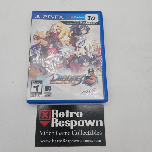 Disgaea 3 Absence of Detention - Playstation Vita (Complete)