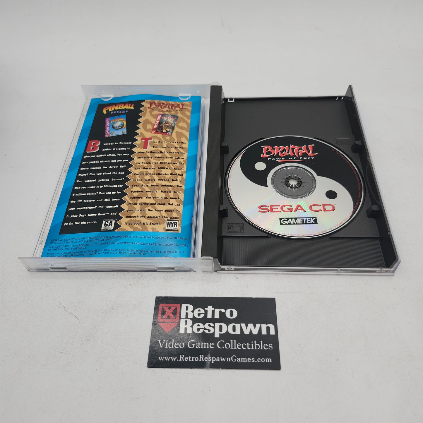 Brutal Paws of Fury - Sega CD (Complete)