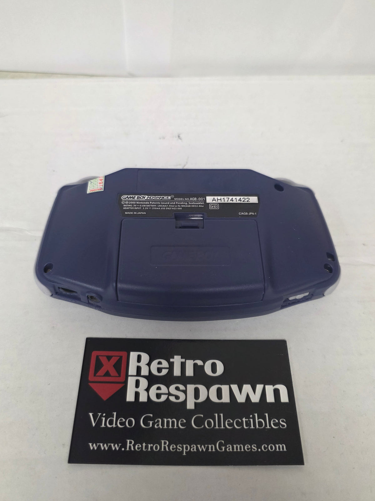 Indigo Gameboy Advance [Reshelled] - Gameboy Advance (Console Only)