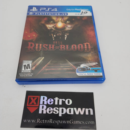 Until Dawn: Rush of Blood - Playstation 4 (Complete)