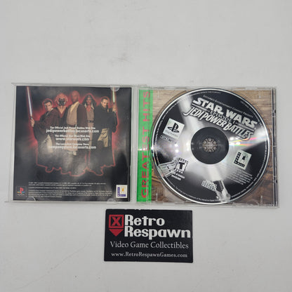 Star Wars Episode I Jedi Power Battles Greatest Hits - Playstation (Complete)