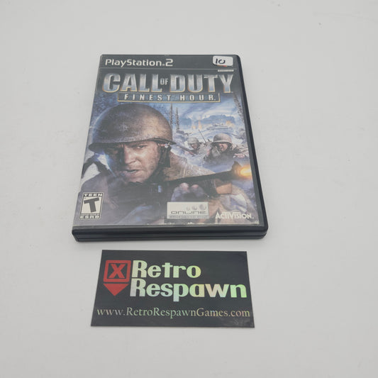 Call of Duty Finest Hour - Playstation 2 (Complete)