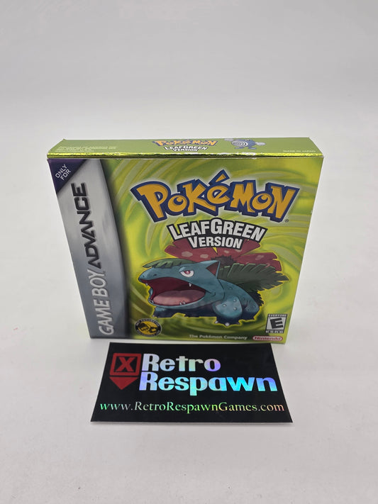 Pokemon LeafGreen Version [No Transfer Varient] - GameBoy Advance (Complete)