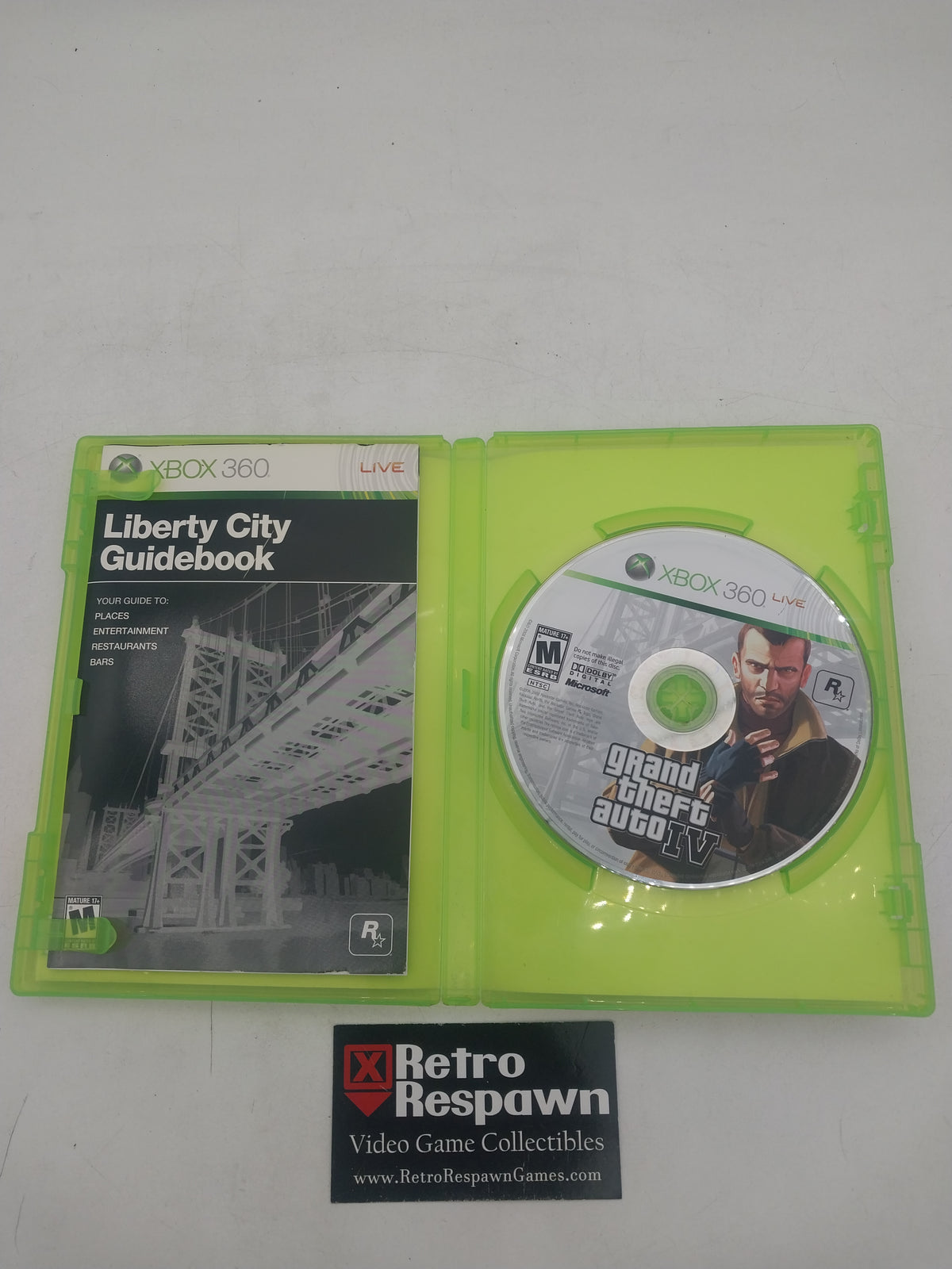 Grand Theft Auto IV - Xbox 360 (Complete/ No Map)