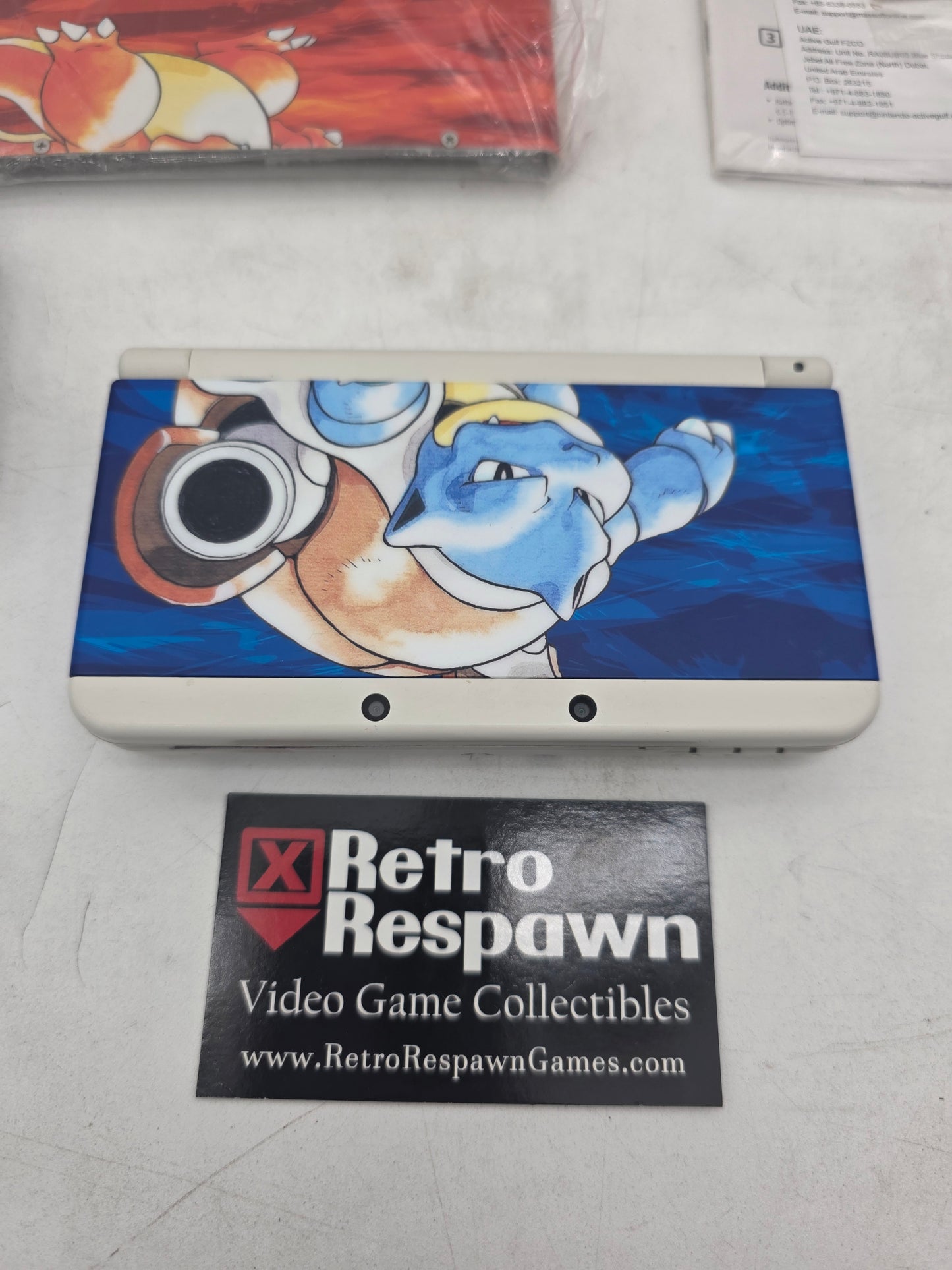 New Nintendo 3DS Pokemon 20th Anniversary Blue and Red [Singapore] - Nintendo 3DS (Complete)