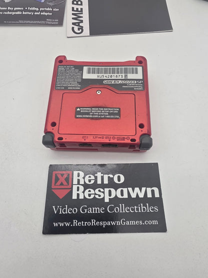 Red Gameboy Advance SP - GameBoy Advance (Complete)