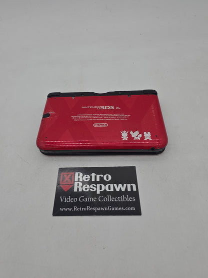 Modded Nintendo 3DS XL Pokemon X Y Red Limited Edition - Nintendo 3DS (Console + Charger)