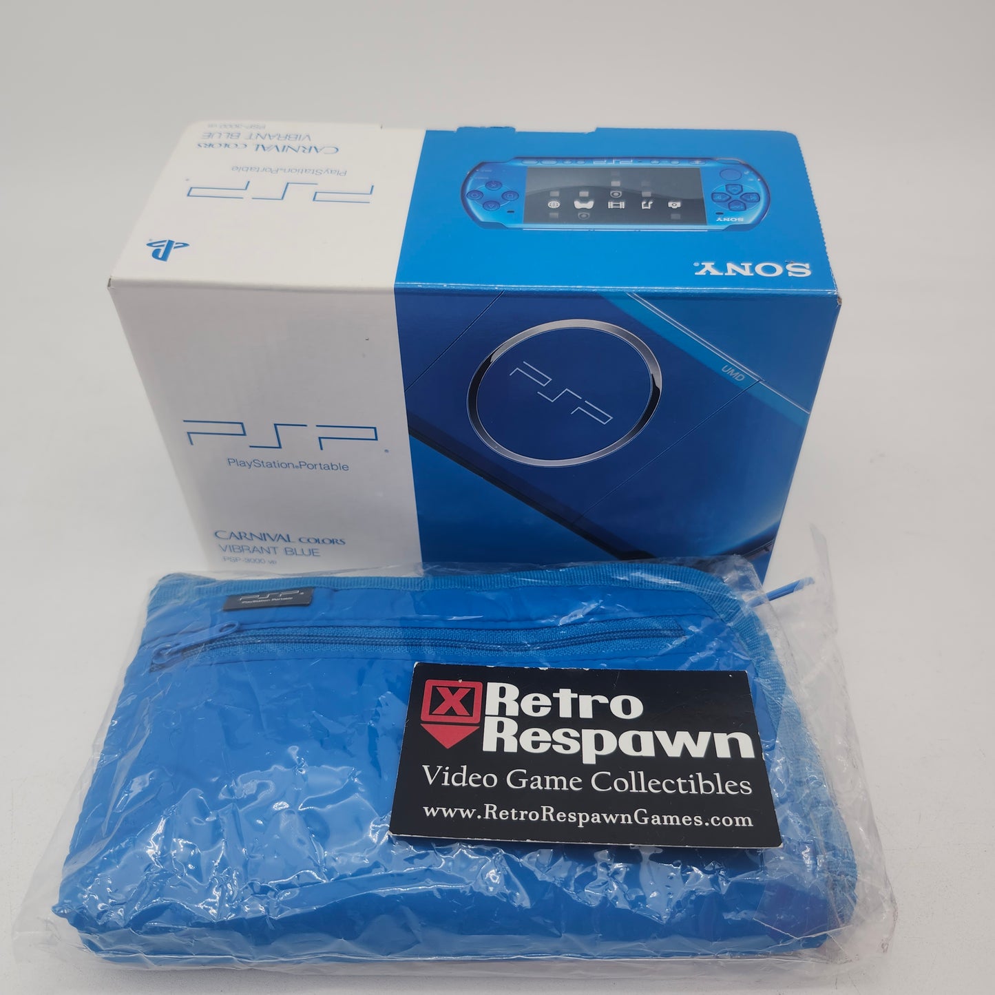 Vibrant Blue Playstation Portable 3000 [Value Pack] - JP PSP (Complete)