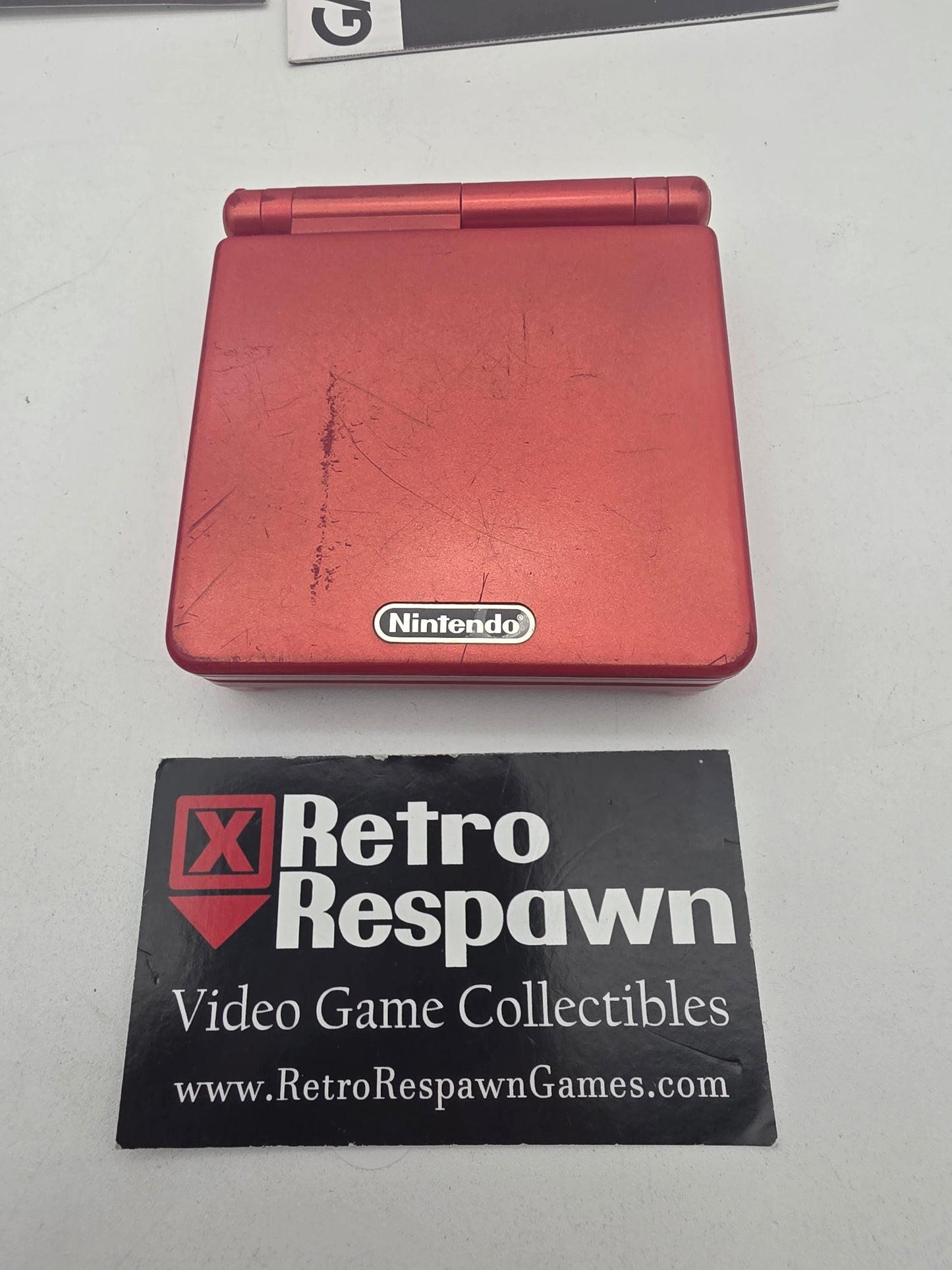 Red Gameboy Advance SP - GameBoy Advance (Complete)
