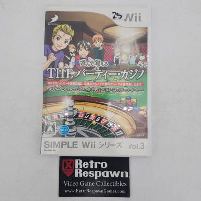 Simple Wii Series Vol. 3 The Party Casino - JP Wii (Complete)