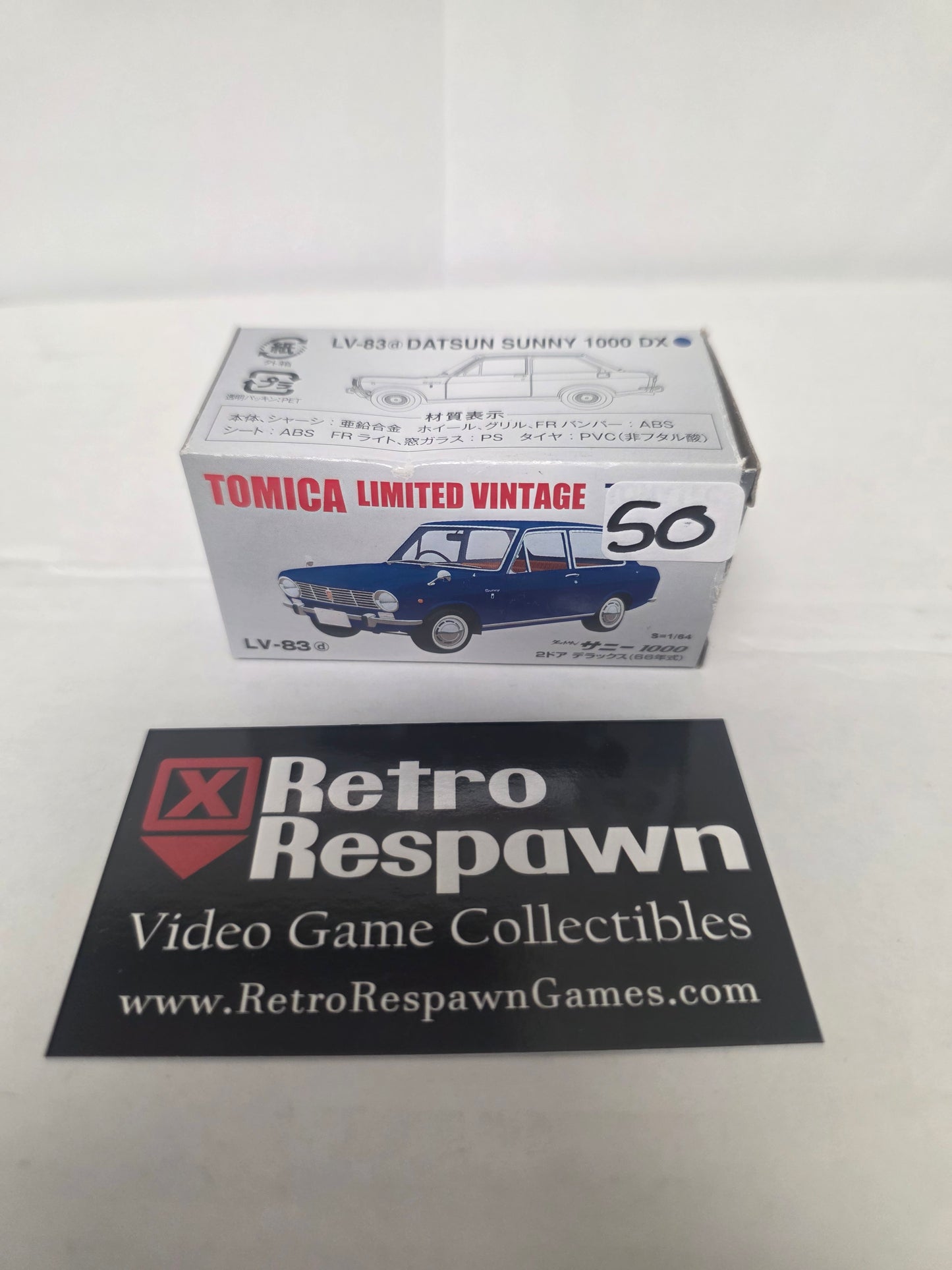 Tomica Limited Vintage LV-83 DATSUN SUNNY 100 DX BLUE 1/64