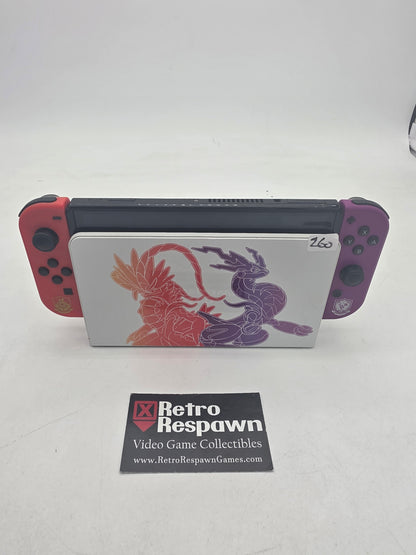 Nintendo Switch OLED [Pokemon Scarlet & Violet Edition] - Nintendo Switch (Console, Joycons and wires)