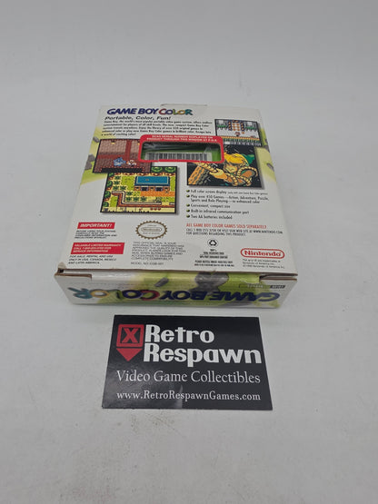 Back Lit Game Boy Color Kiwi - GameBoy Color (Complete)